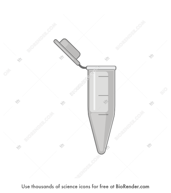 BioRender Eppendorf tube (open)